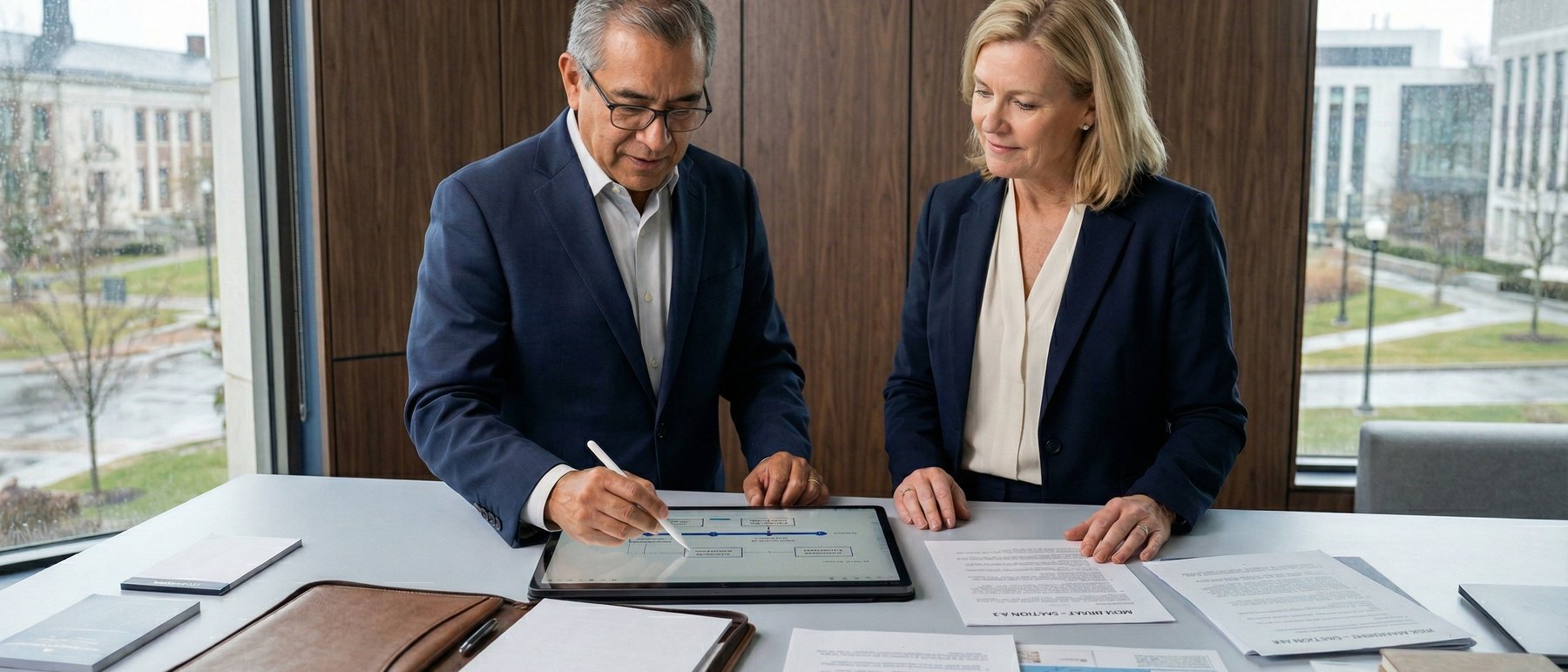 Societās advisory team conducting a comprehensive internationalization capability assessment for university leadership.